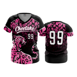 4027 WOMENS V NECK CHEETAHS-1