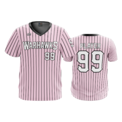 3983 MENS SPORT V NECK WARHAWKS-BLK-PINK