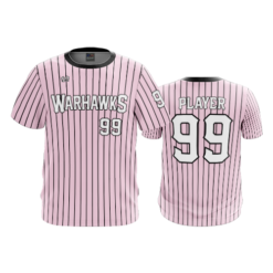 3983 MENS SPORT CREW NECK WARHAWKS-BLK-PINK