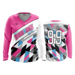 397 WOMENS V NECK LONGSLEEVE OHIO-DIAMONDS-2