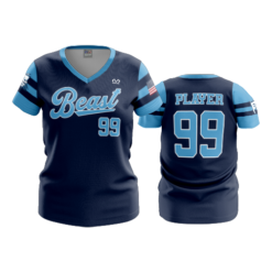 4031 WOMENS V NECK BEAST-1