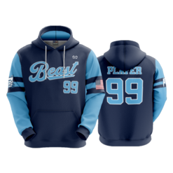 4031 UNISEX FLEECE HOODY BEAST-1