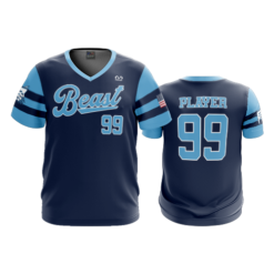 4031 MENS SPORT V NECK BEAST-1