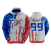 4028 UNISEX FLEECE HOODY NEXT-LEVEL-1