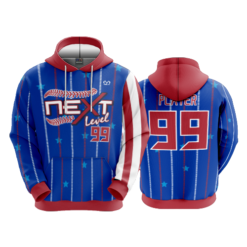 4028 UNISEX FLEECE HOODY NEXT-LEVEL-2