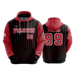 3648 UNISEX FLEECE HOODY FAIRFIELD-FALCONS-1