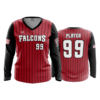 3648 WOMENS V NECK LONGSLEEVE FAIRFIELD-FALCONS-2
