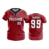 3648 WOMENS NO BUTTON SCOOP NECK FAIRFIELD-FALCONS-2