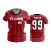 3648 WOMENS V NECK FAIRFIELD-FALCONS-2