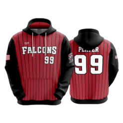 3648 UNISEX FLEECE HOODY FAIRFIELD-FALCONS-2