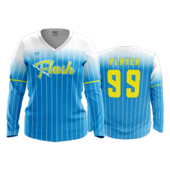 4030 WOMENS V NECK LONGSLEEVE FLASH-1