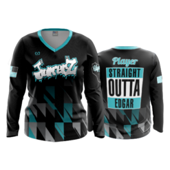 4032 WOMENS V NECK LONGSLEEVE JAMMERZ