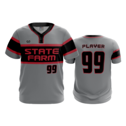 3595 MENS 2 BUTTON SCOOP NECK STATE-FARM-1