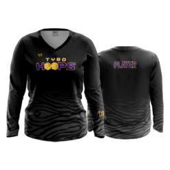 2550 WOMENS V NECK LONGSLEEVE TYBO-NEW-SHOOTERS