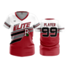4024 WOMENS V NECK BASEBALL-BUCKEYE-ELITE-2-TONE-1