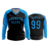 4024 WOMENS V NECK LONGSLEEVE BASEBALL-BUCKEYE-ELITE-BLUE-PINK-1