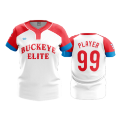 4024 WOMENS NO BUTTON SCOOP NECK BASEBALL-BUCKEYE-ELITE-BLUE-PINK-2