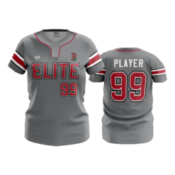 4024 WOMENS NO BUTTON SCOOP NECK BASEBALL-BUCKEYE-ELITE-OSU-1
