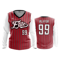 4024 WOMENS V NECK LONGSLEEVE BASEBALL-BUCKEYE-ELITE-PIN-1
