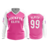 4019 WOMENS V NECK LONGSLEEVE BUCKEYE-ELITE-BLUEPINK-BASE-2