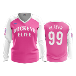 4019 WOMENS V NECK LONGSLEEVE BUCKEYE-ELITE-BLUEPINK-BASE-2