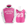 4019 UNISEX FLEECE HOODY BUCKEYE-ELITE-BLUEPINK-BASE-2