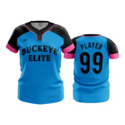 4019 WOMENS NO BUTTON SCOOP NECK BUCKEYE-ELITE-FP-BLUEPINK-BASE-1