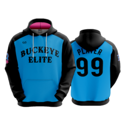 4019 UNISEX FLEECE HOODY BUCKEYE-ELITE-FP-BLUEPINK-BASE-1