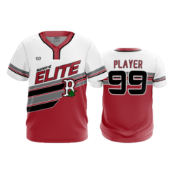 4024 MENS NO BUTTON SCOOP NECK BASEBALL-BUCKEYE-ELITE