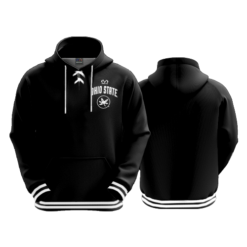 4016 UNISEX LACE UP HOODY