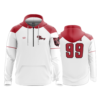 4034 UNISEX QUARTER LONG ZIP GHOST HOODY OHIO-STING-ADDS