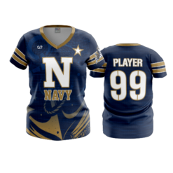 4039 WOMENS V NECK NAVY-1