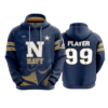 4039 UNISEX FLEECE HOODY NAVY-1