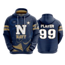 4039 UNISEX FLEECE HOODY NAVY-1