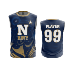 4039 MENS SPORT CREW NECK SLEEVELESS NAVY-1