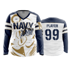 4039 WOMENS V NECK LONGSLEEVE NAVY-2