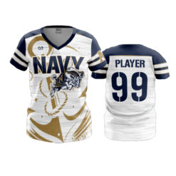 4039 WOMENS V NECK NAVY-2