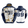 4039 UNISEX FLEECE HOODY NAVY-2