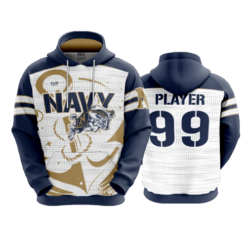 4039 UNISEX FLEECE HOODY NAVY-2