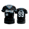 4040 WOMENS V NECK OHIO-DIAMONDS-1