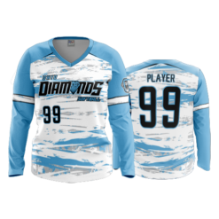 4040 WOMENS V NECK LONGSLEEVE OHIO-DIAMONDS-2