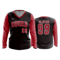 3486 WOMENS V NECK LONGSLEEVE BUCKEYE-BOMB-SQUAD-1