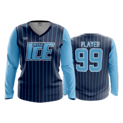 3656 WOMENS V NECK LONGSLEEVE MOV-ICE-1