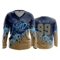 2386 WOMENS V NECK LONGSLEEVE MAD-25-2