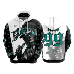 2294 UNISEX FLEECE HOODY LOS-PISTOLEROS-DE-SANTA
