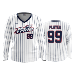 3766 WOMENS V NECK LONGSLEEVE MOV-PRIDE-1