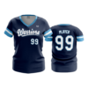4044 WOMENS V NECK WARRIORS-1