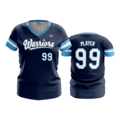 4044 WOMENS V NECK WARRIORS-1