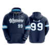 4044 UNISEX FLEECE HOODY WARRIORS-1