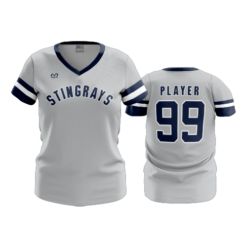 2275 WOMENS V NECK OHIO-STINGRAYS-1